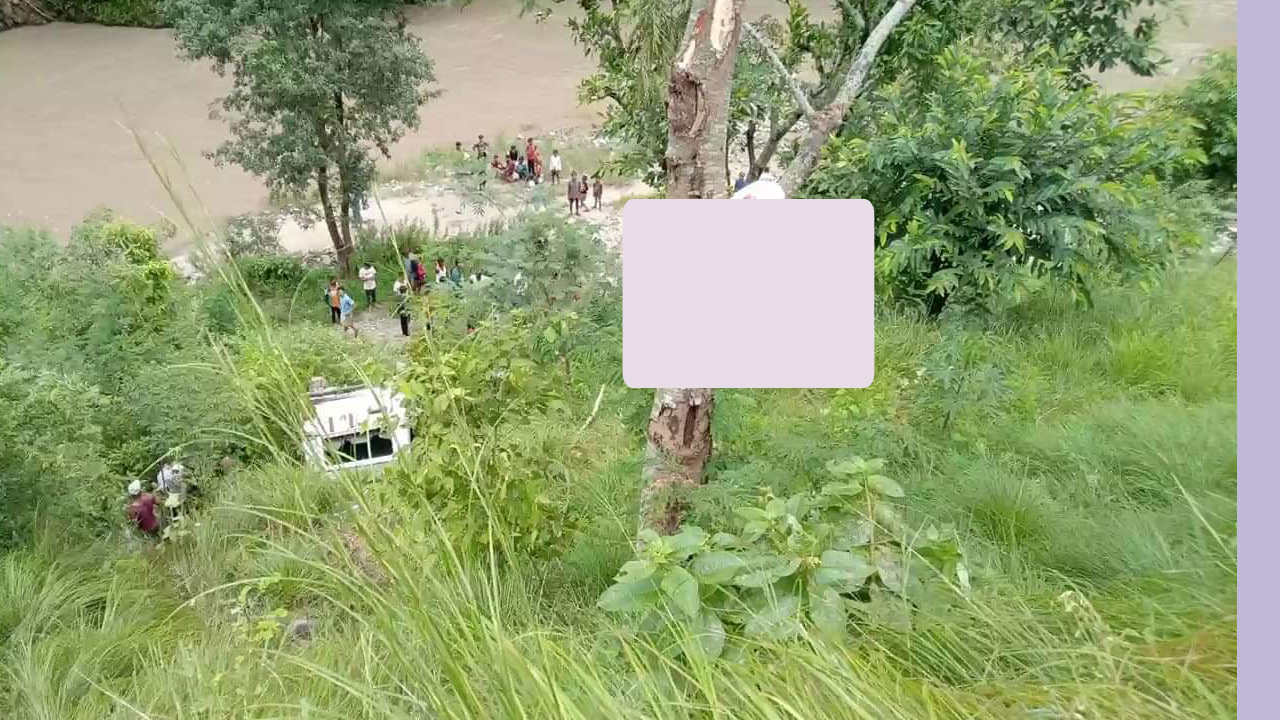 गुल्मीमा जीप दुर्घटनाः तीन जनाको घटना स्थलमै मृत्यु