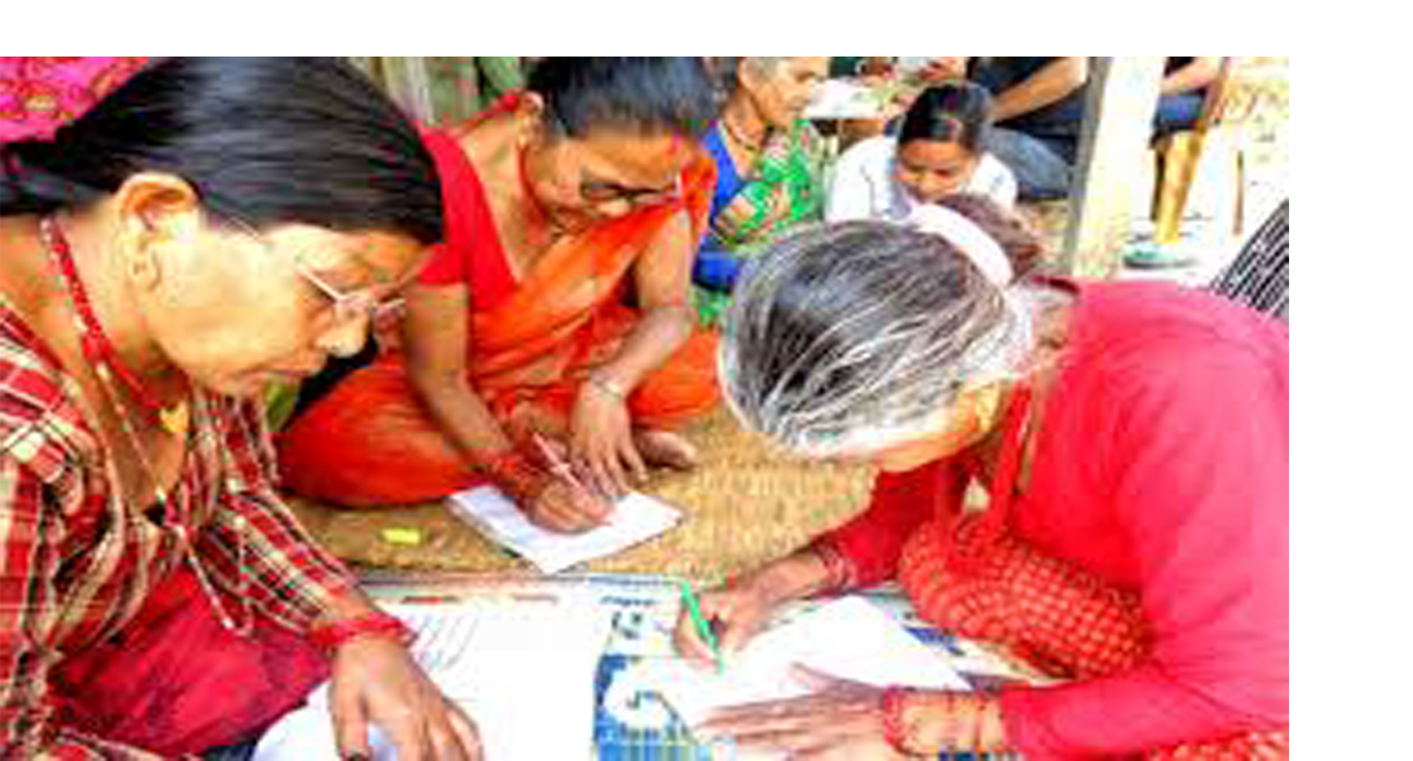 साक्षर जिल्ला घोषणा अभियान अलपत्र 