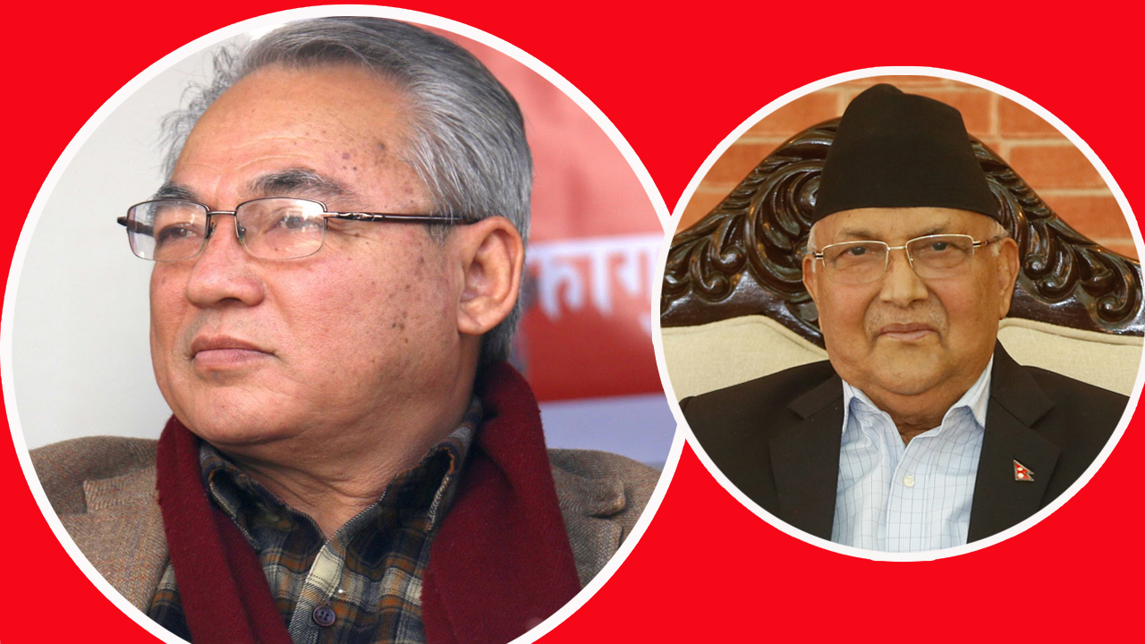 ओलीको समूहबाट यसरी बाहिरिदैँ छन्, ‘गृहमन्त्री रामबहादुर थापा उर्फ बादल’