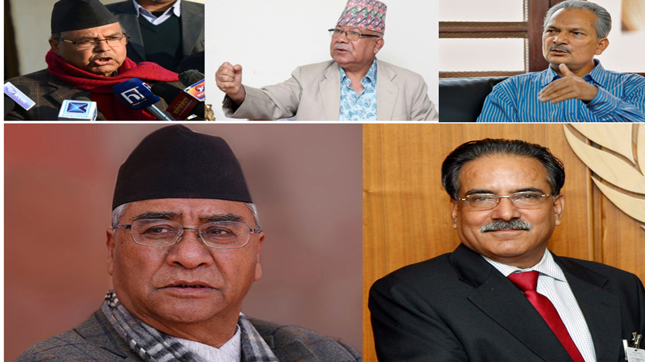 प्रधानमन्त्री ओलीले सत्तालिप्साको कुरुप प्रदर्शन गरेः पाँच पूर्व प्रधानमन्त्रीहरु
