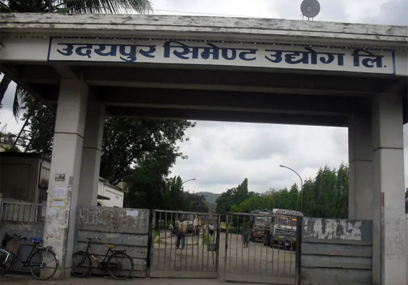उदयपुर सिमेन्ट उद्योग वैशाखयता ६८ दिन बन्द