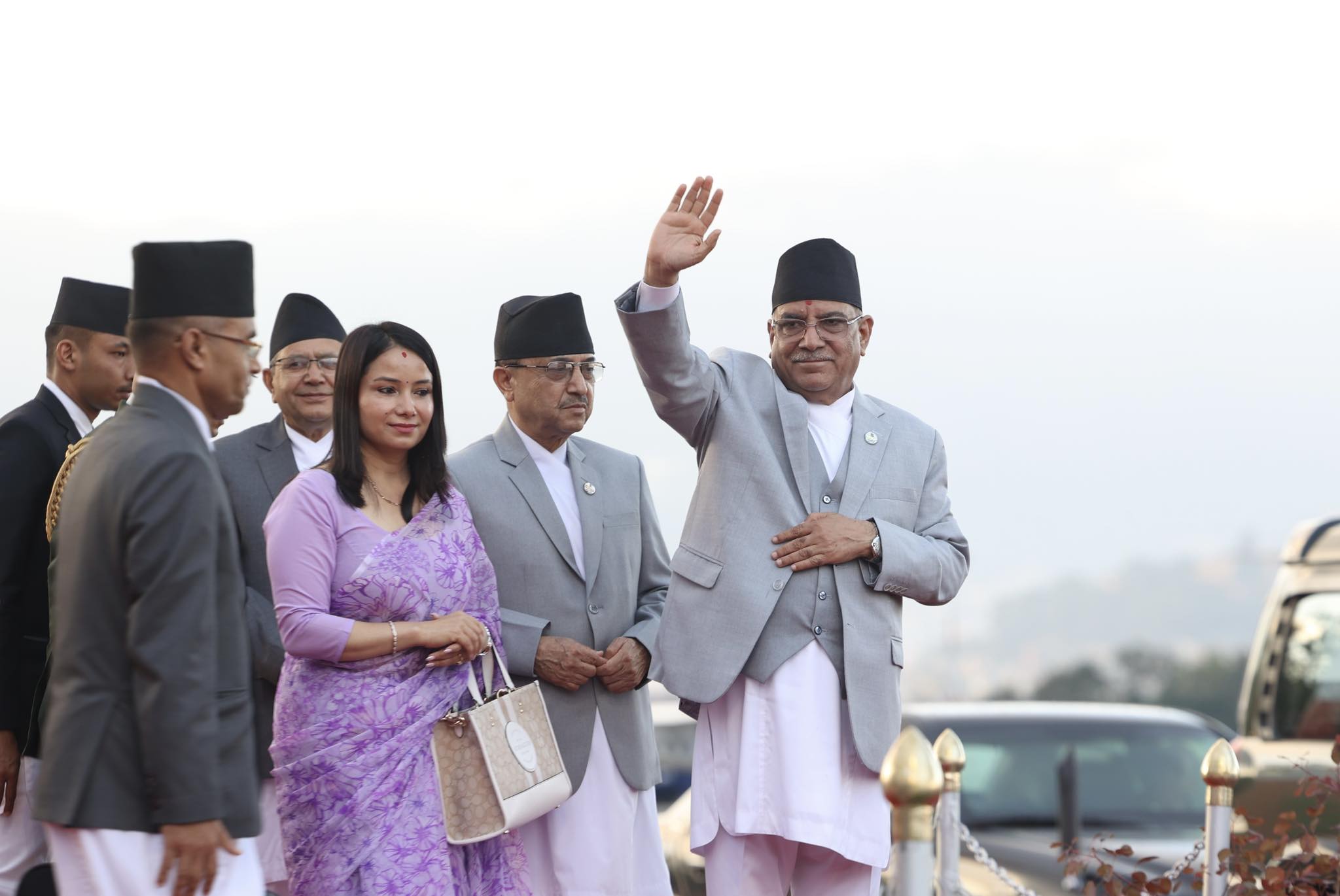 प्रधानमन्त्री प्रचण्ड अमेरिका प्रस्थान