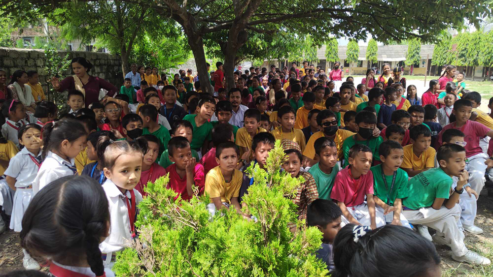 ह्याप्पी फ्राईडे प्रोग्राम उदयपुरको सगरमाथा विद्यालयमा सुरु